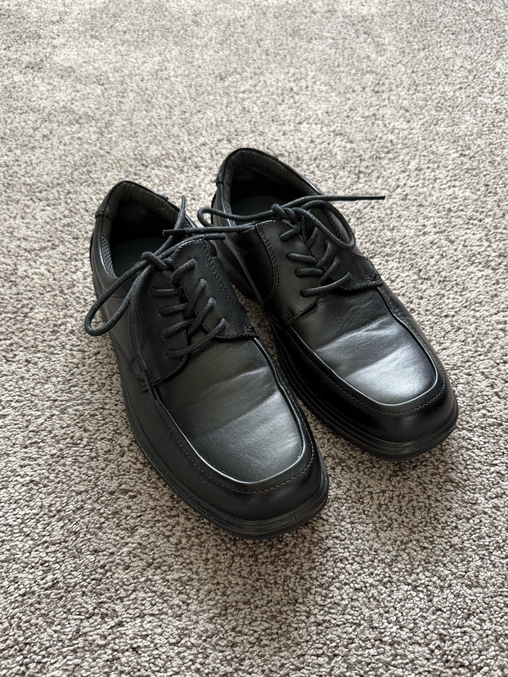 George Men’s Black Lace Up Dress Shoes